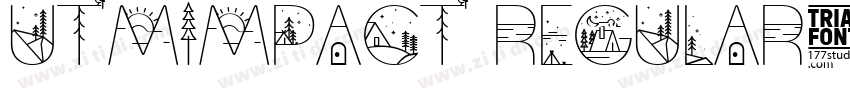 UTMImpact Regular字体转换